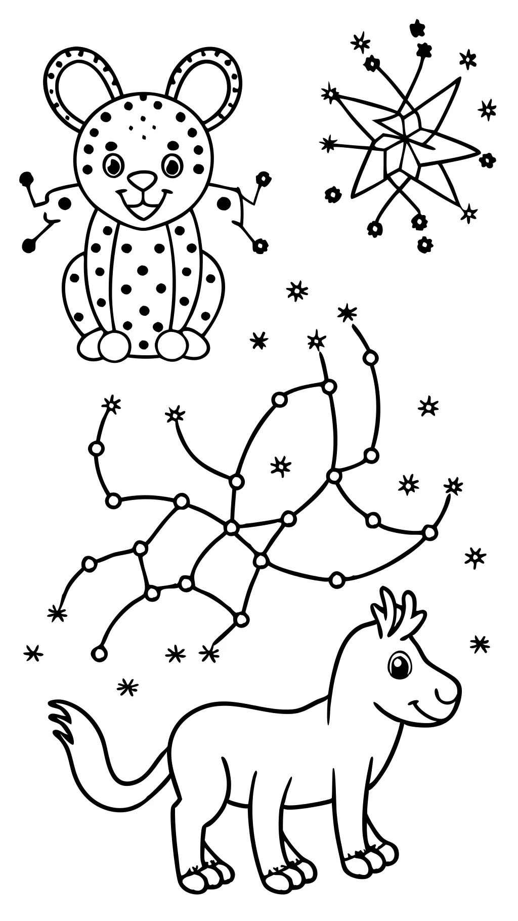 connect dots coloring pages